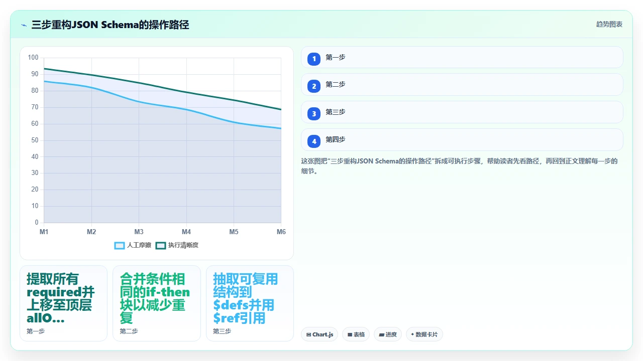 使用claude code生成JSON Schema校验规则时的深层嵌套问题