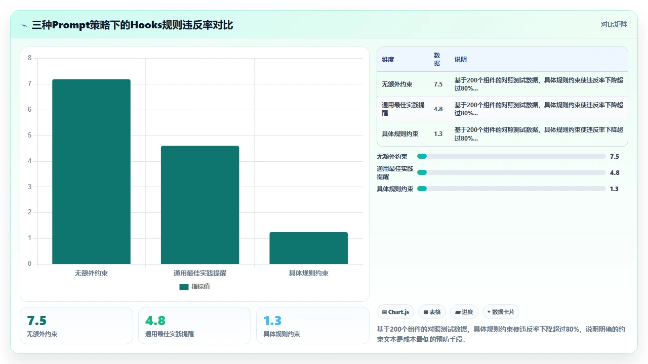 claude code在生成React组件时对Hooks规则的无意违反