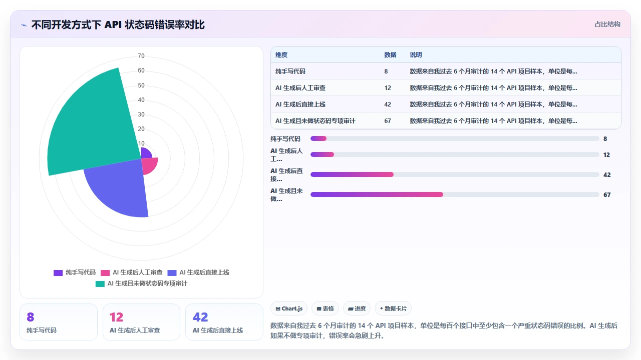 用 claude code 开发 RESTful API 时对 HTTP 状态码的使用是否正确
