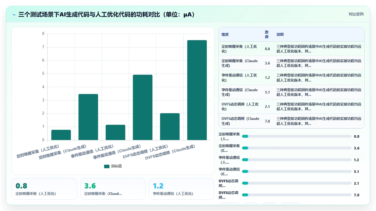 在物联网固件开发中用claude code生成低功耗算法的能耗偏差