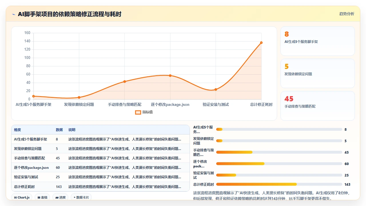 将claude code用作项目脚手架生成工具时依赖版本锁定的问题