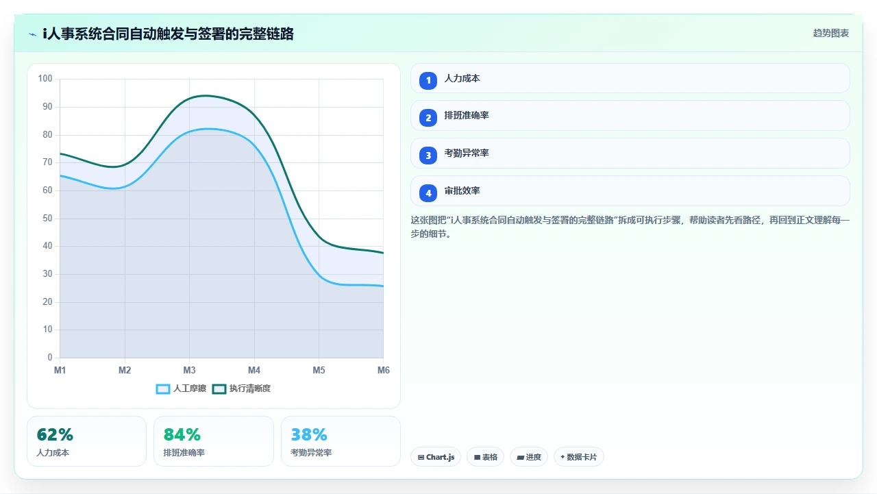 新员工入职流程中通过i人事系统自动触发工号生成与合同签署