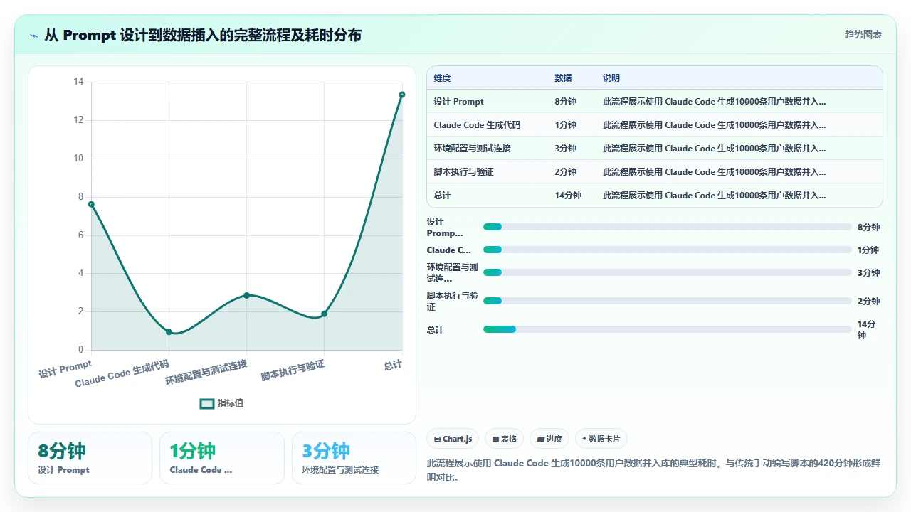 在 claude code 中批量生成测试数据填充代码