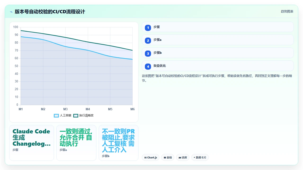 claude code为大型项目自动生成Changelog时的版本号推断偏差