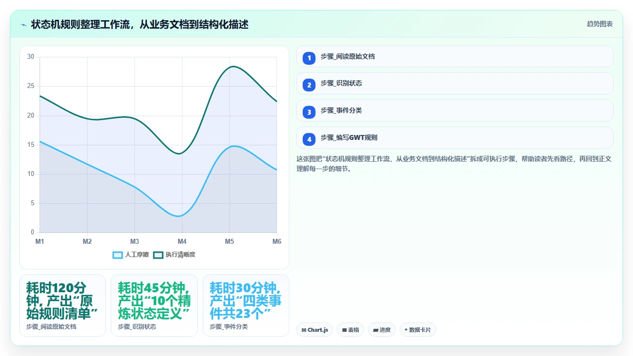 用 claude code 将业务规则转换为有限状态机代码