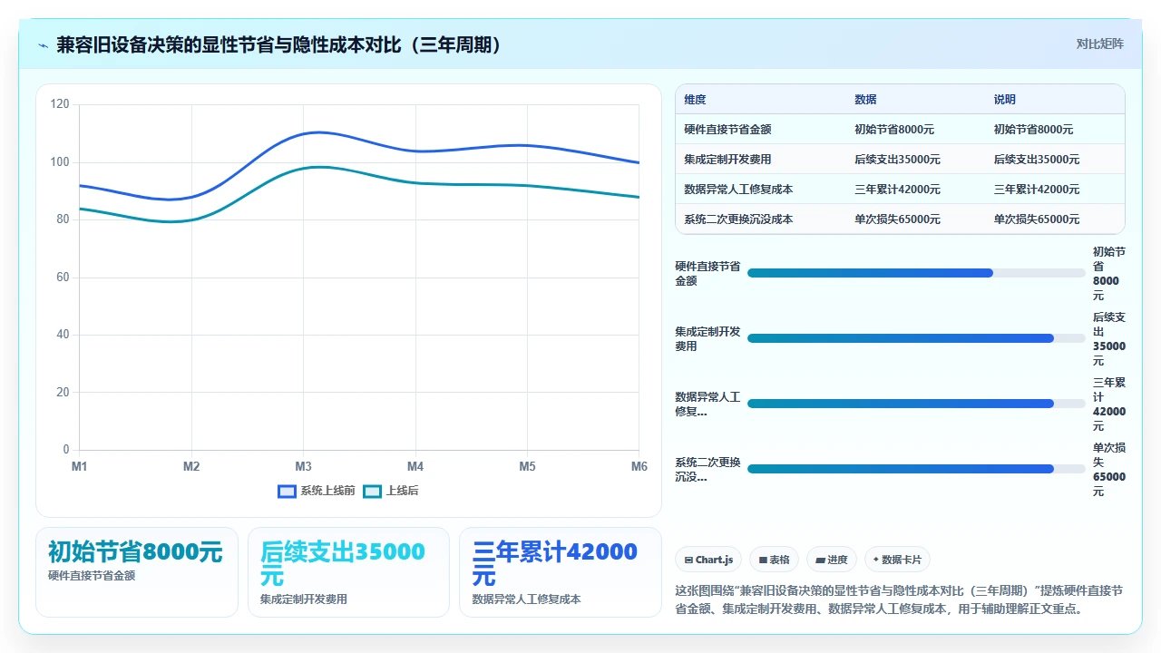 为了兼容旧考勤设备而选错人事系统的长期成本分析