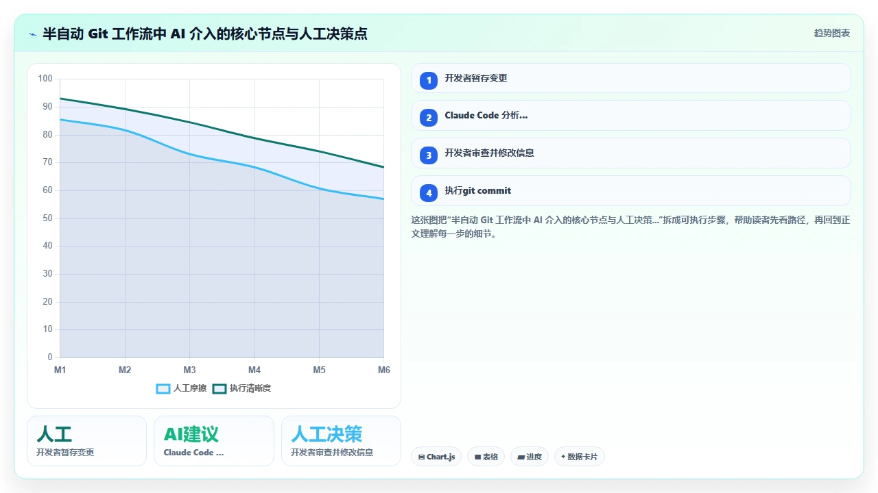 在claude code中集成Git工作流实现自动提交与分支管理