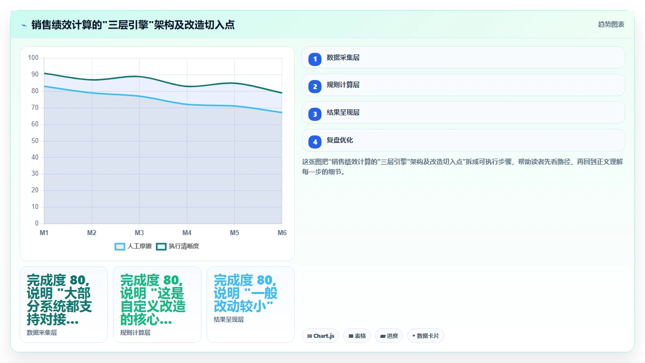 人事系统内置绩效模板无法贴合销售岗位考核时的自定义改造方案