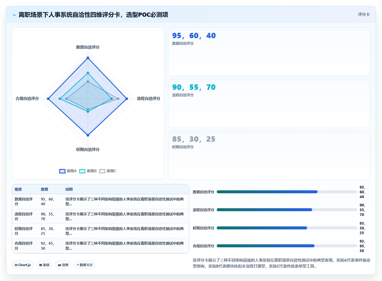 从员工离职交接流程的混乱程度判断人事系统选型正确性