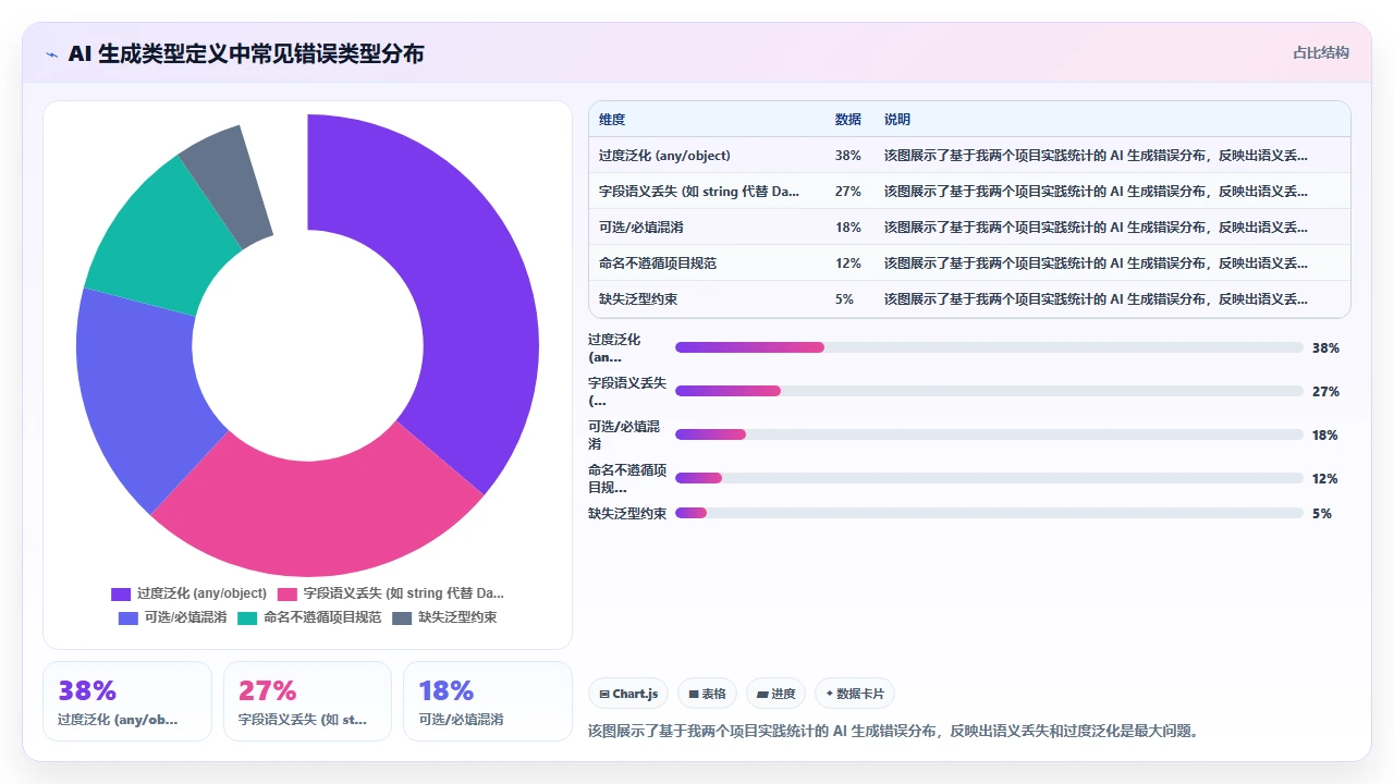 claude code 对 TypeScript 类型定义的生成与手动定义之间的差异